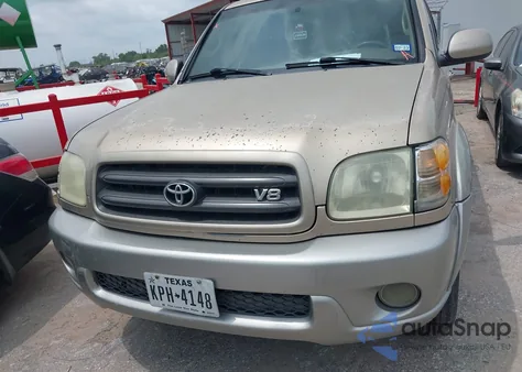 2002 Toyota Sequoia Sr5 V8 z USA, uszkodzony, nr VIN 5TDZT34A42S082124